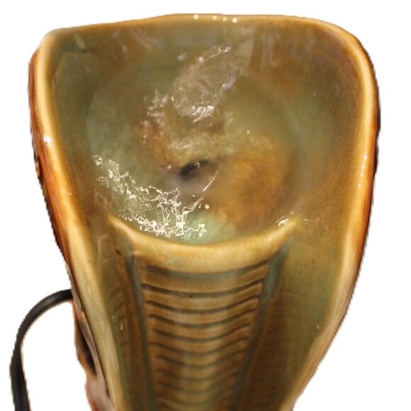 Natures Garden Tabletop Relaxation Fountain Tranquility Cowboy Boot Western - Picture 3 of 12
